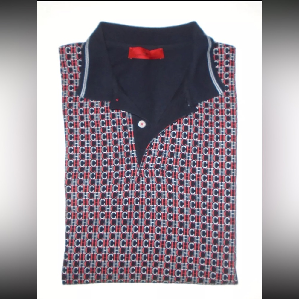 NWT’s Carolina Herrera Polo Shirt Men’s Size Medium - Picture 2 of 8